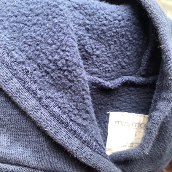 Mini Mioche fleece hoodie dress (size 6-7) - Picture 2 of 2